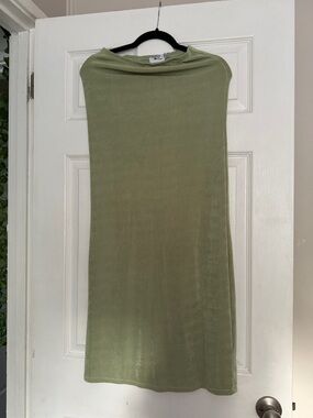 Princess Polly Olive Green Maxi Skirt